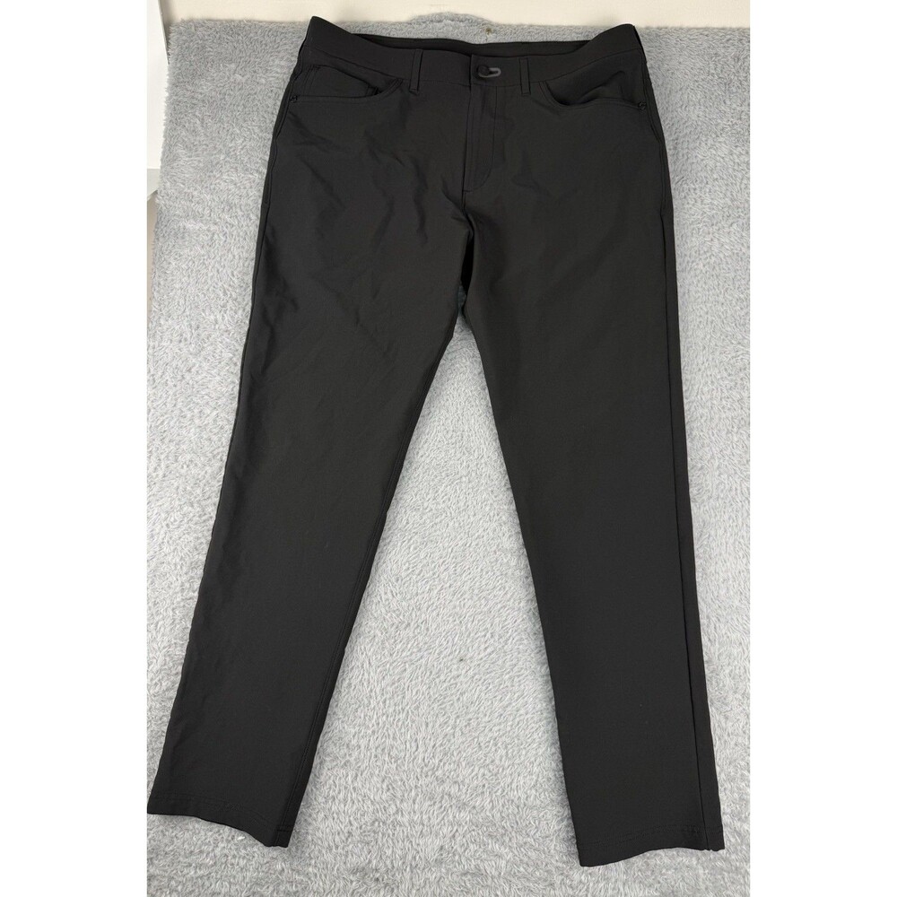 Public Rec Workday Straight Pant Men’s 34x32 Black 5 Pocket Stretch Performance